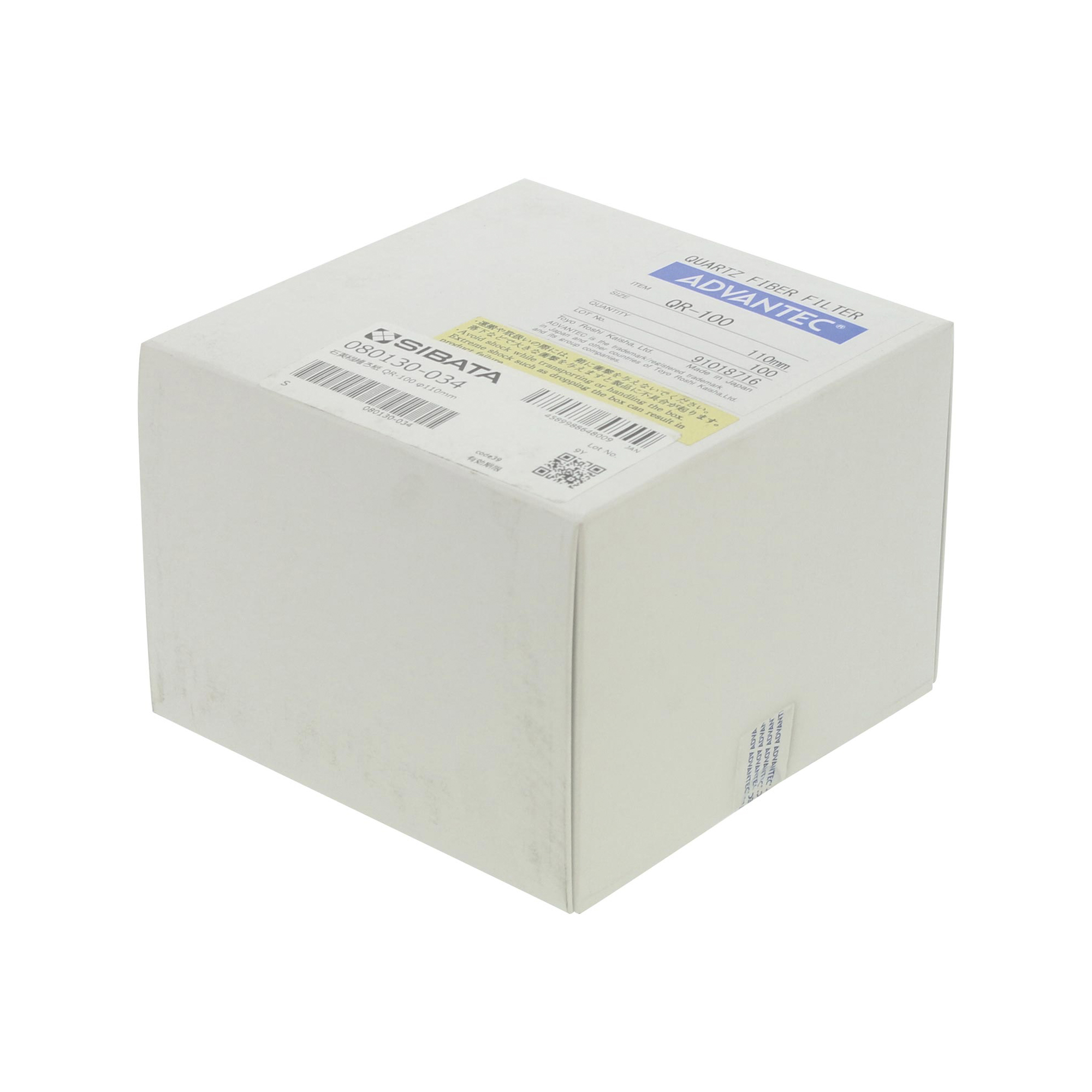 Quartz Filter φ110 QR100 100 sheets SIBATA SCIENTIFIC TECHNOLOGY LTD,