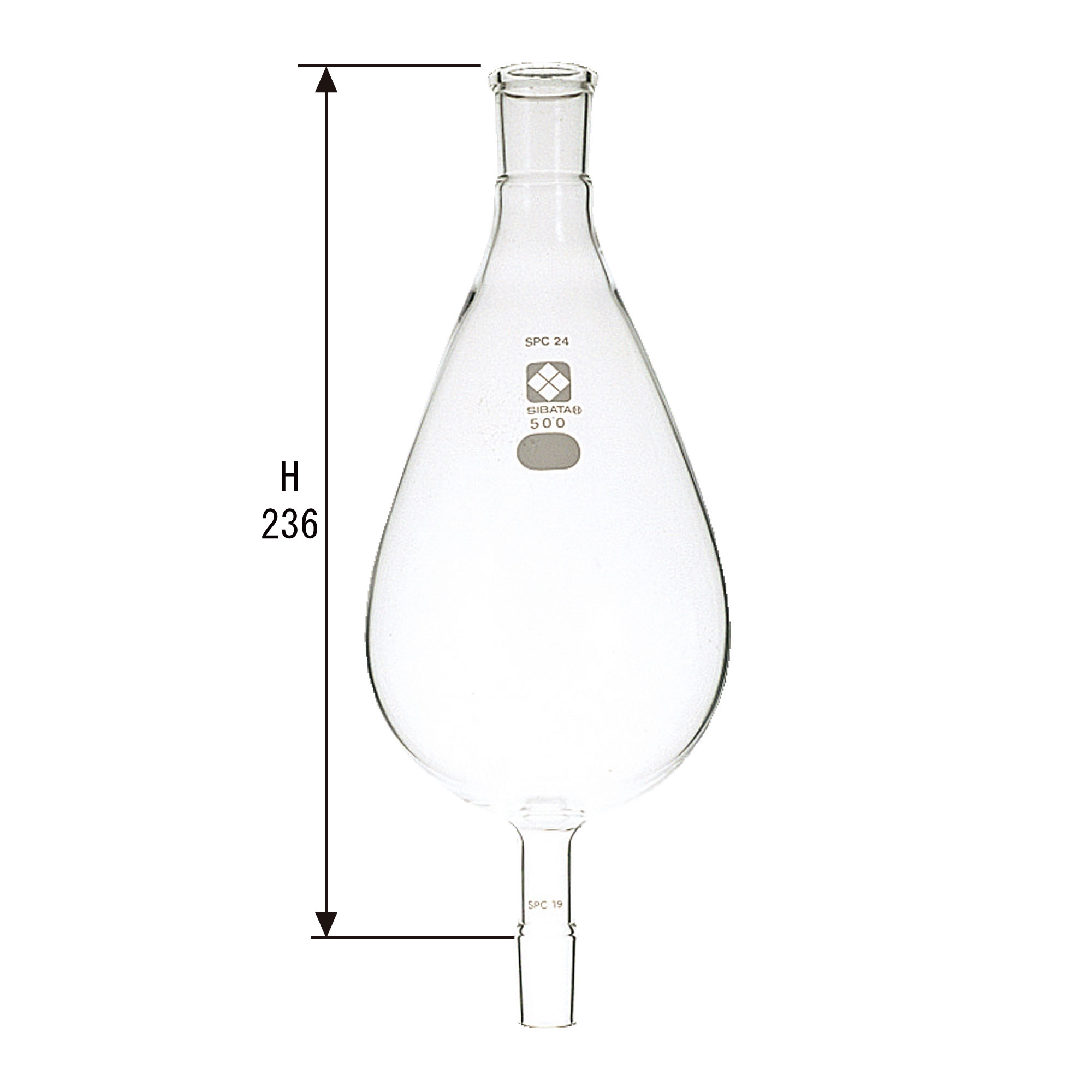 SPC濃縮フラスコ 500mL - 柴田科学株式会社