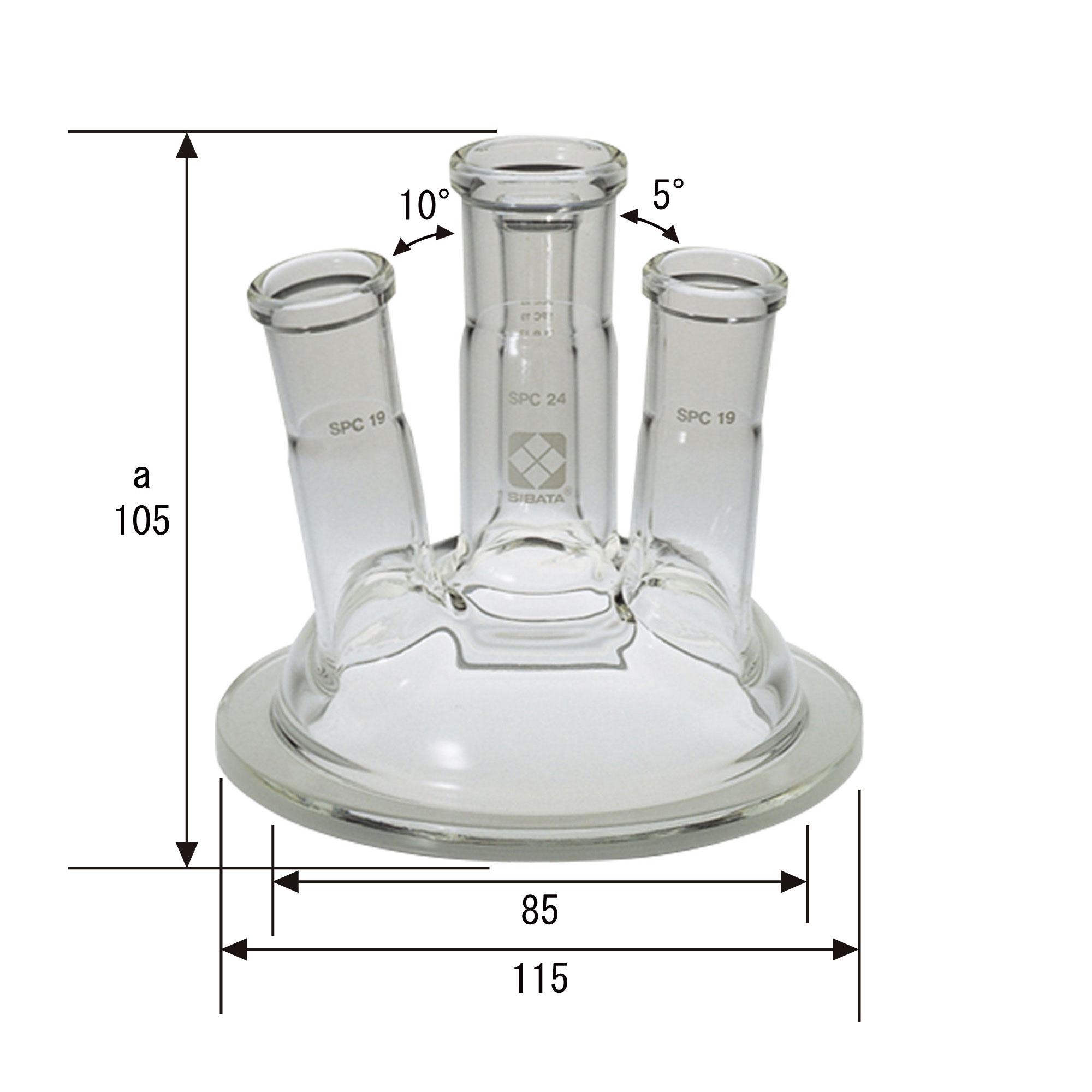 SPCセパラブルカバー 85mm 4口 - 柴田科学株式会社