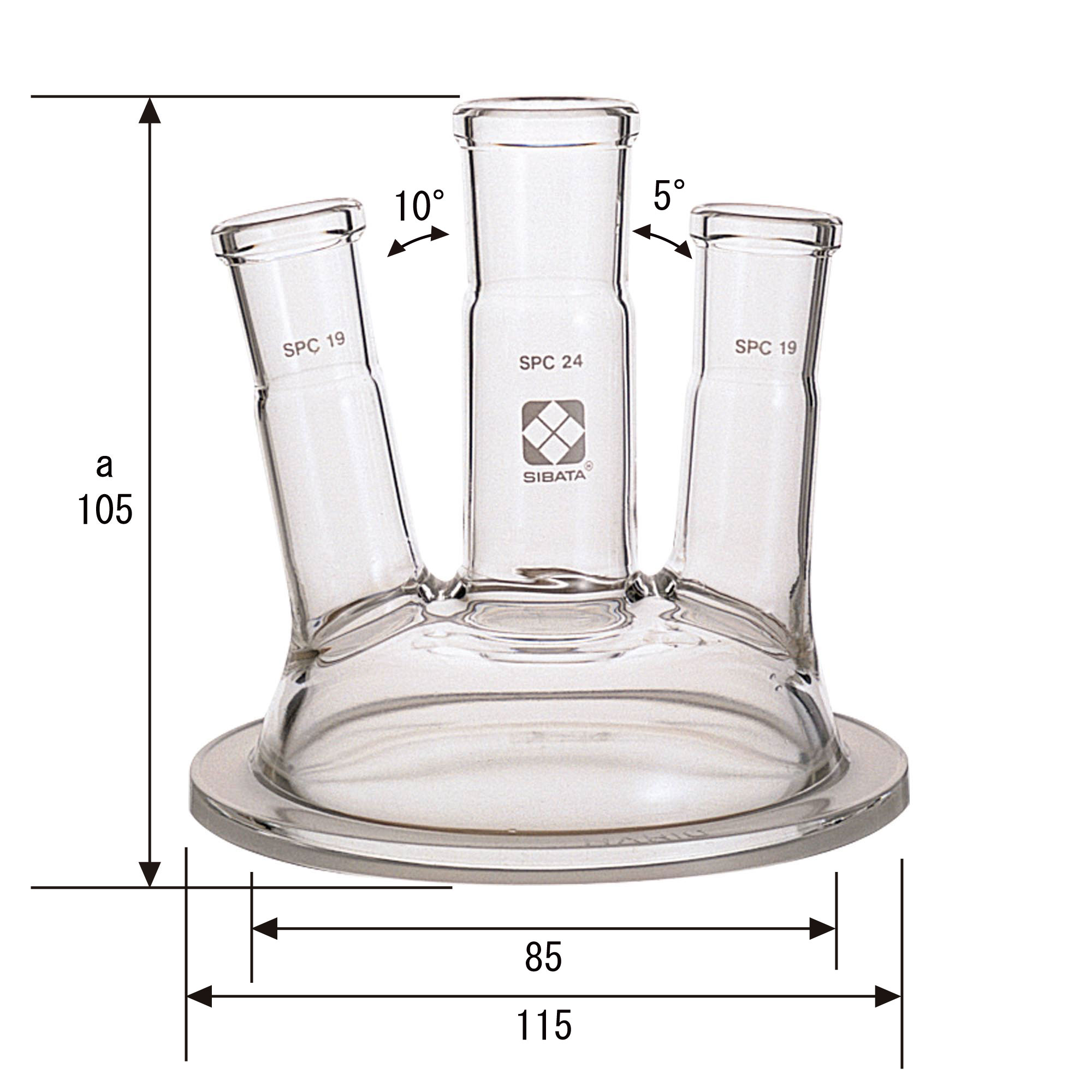 SPCセパラブルカバー 85mm 3口 - 柴田科学株式会社