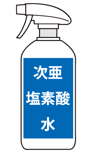 一定濃度以上の「次亜塩素酸水」が新型コロナウイルスに有効と発表され
