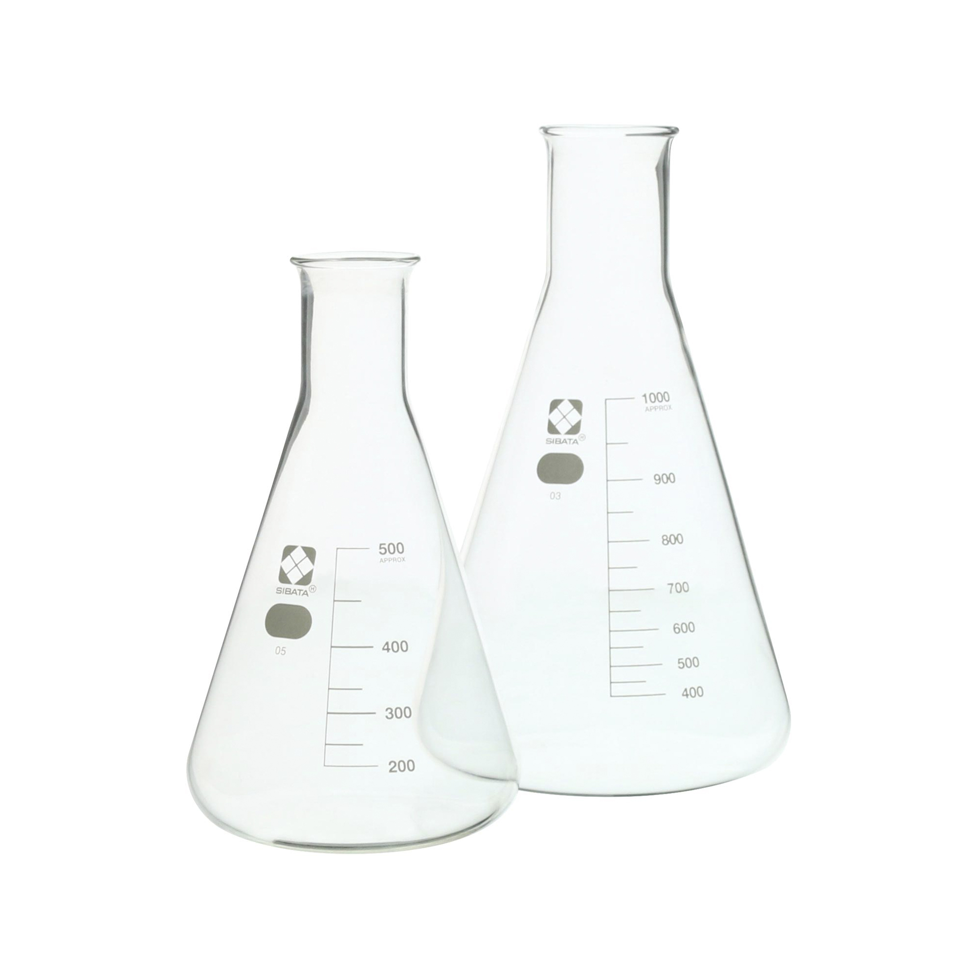 三角フラスコ 目安目盛付 柴田科学株式会社