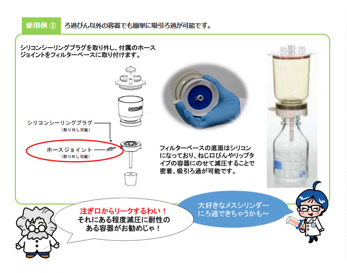 全品最安値に挑戦 吸引ろ過瓶 ゴム管止用 10000mL