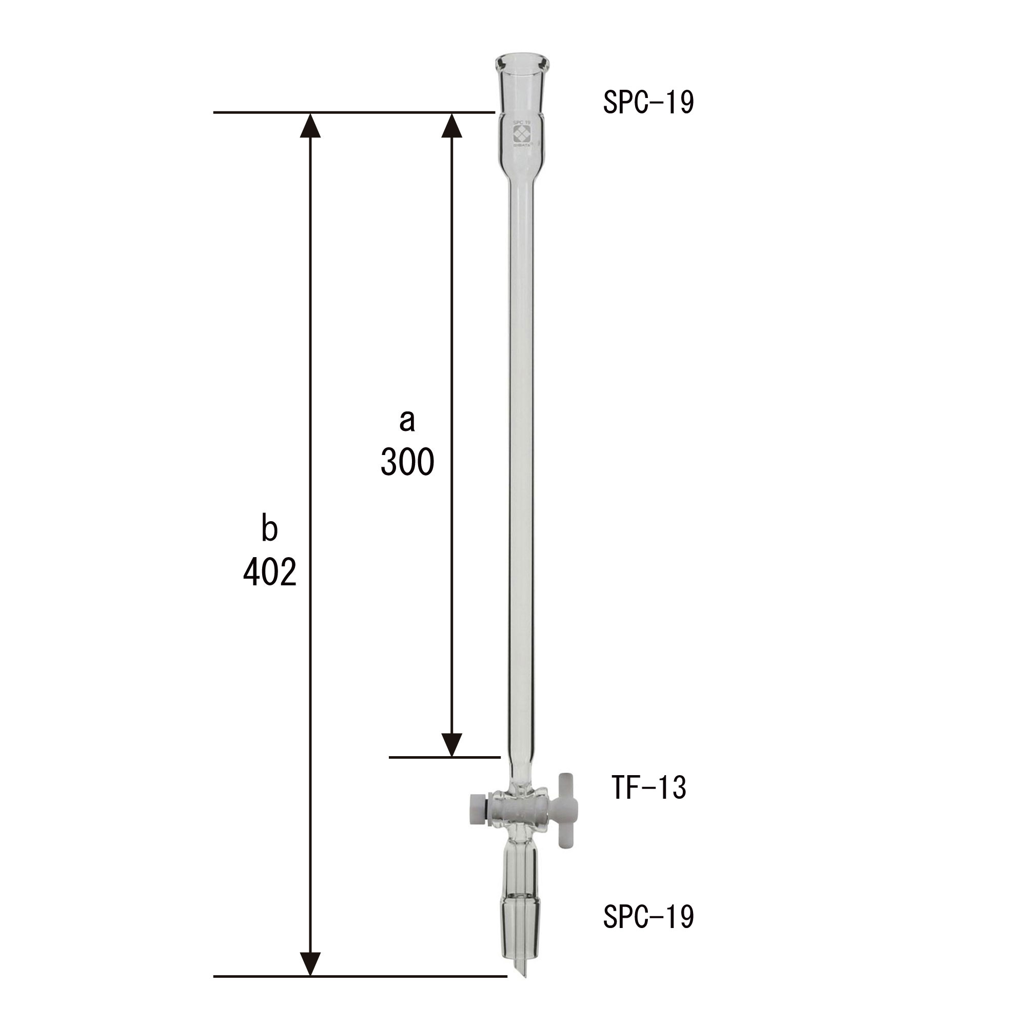 SPCクロマトカラム PTFEコック | 柴田科学株式会社 - 環境測定機器・科学機器の製造販売