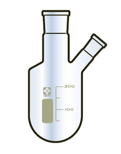 合成·反应装置ケミスト广场CPG - 2000系列用SPC两口反应容器200毫升（CPG - 2120用）|柴田科技有限公司-环境检测设备、科学仪器的制造销售