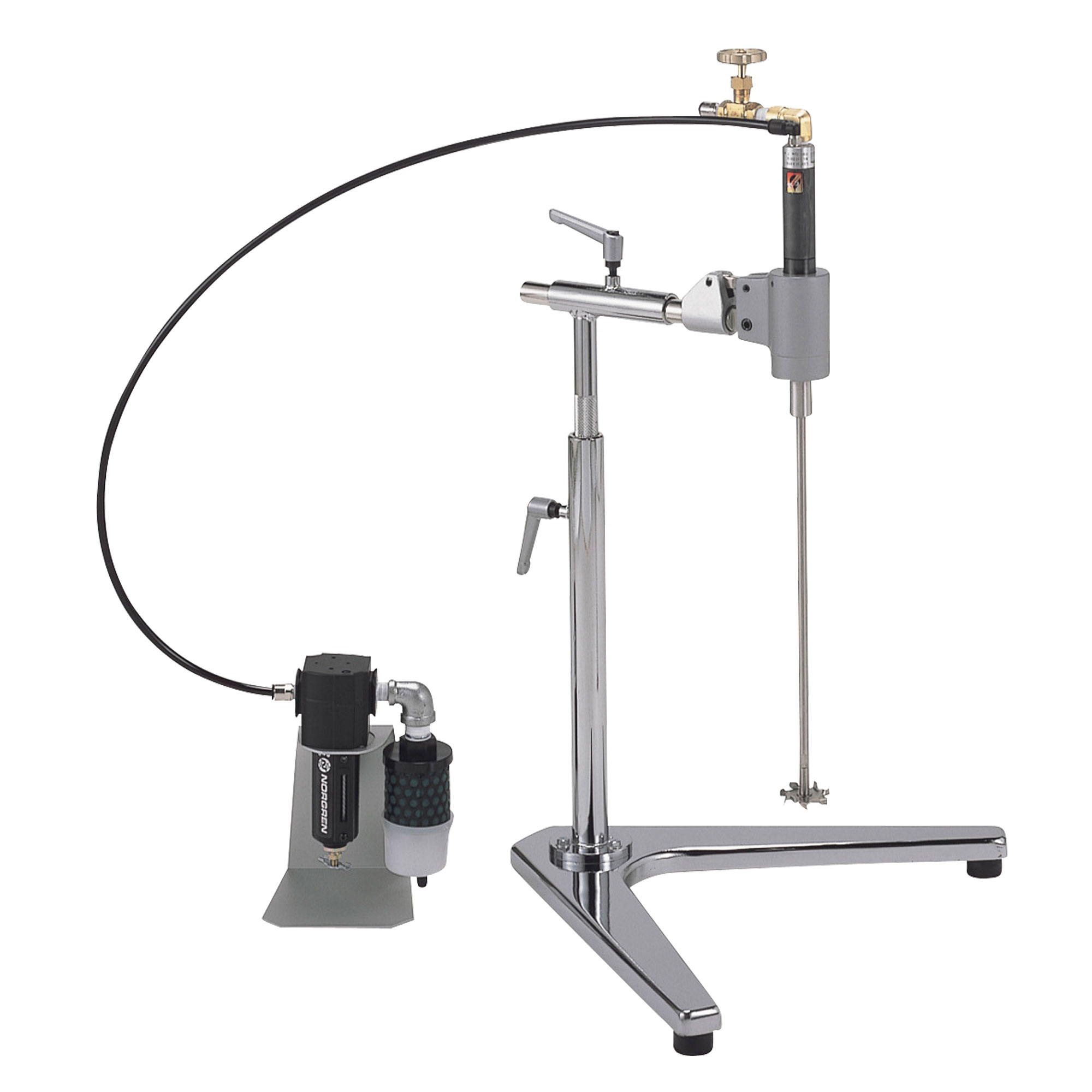 エアモーター防爆撹拌機 アーム型 柴田科学株式会社 環境測定機器 科学機器の製造販売